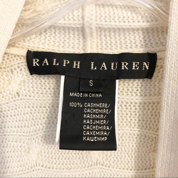 Ralph Lauren 100% Cashmere Shawl Neck Cardigan - Picture 3 of 5